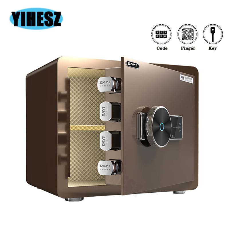 Digital Safe for Money Safe Deposit Box Biometric Safe Box Fingerprint Household Fingerprint Electronic Password