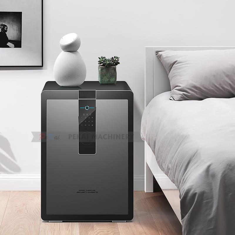 Electronic Safe Deposit Box Digital Password & Fingerprint Safe Box Unlock for Store Money Jewelry Documents