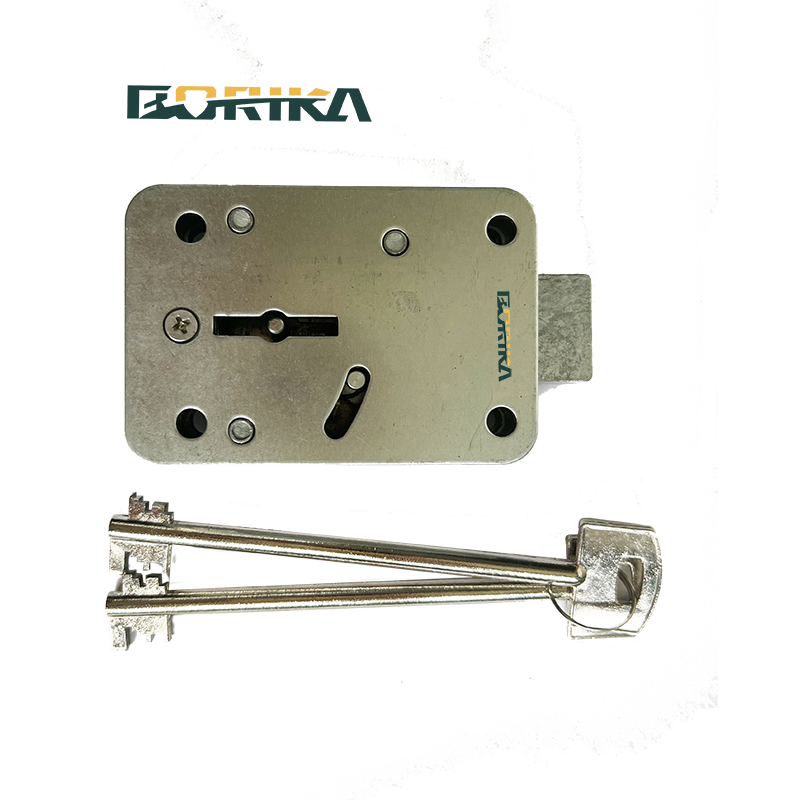 China manufacture Mechanical key safe lock with 120mm tubular double bit key