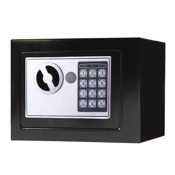 Digital Electronic Wall Safe Box Keypad Lock Steel Deposit Jewelry Money Safety Storage Box