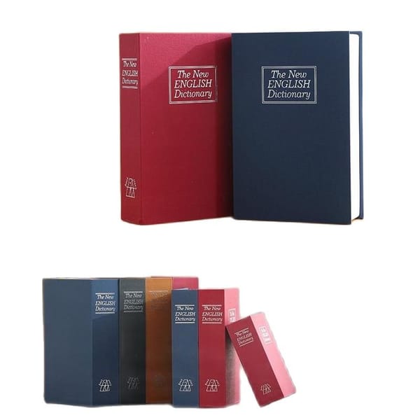 26.5CM*19.7CM*6.5CM English BooksSafes Dictionary Creative Safes Savings Bank Box