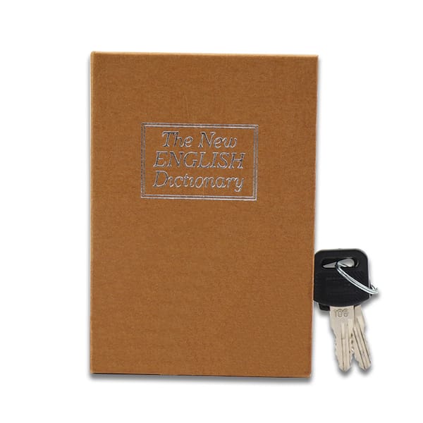 Mini Dictionary Book Safe Money Hidden Secret Safe Fake Book Key Safe Box Stash Cash Coin Jewellery Storage Piggy Bank Kid Gifts