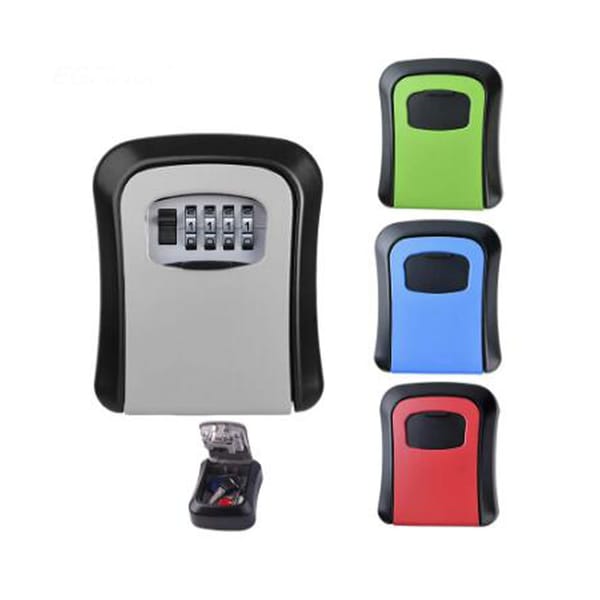 Smart Code Password Key Lock Box Storage Key Wall Mounted Key Safe Box Waterproof Outdoor Keybox 4 Digits Passwords