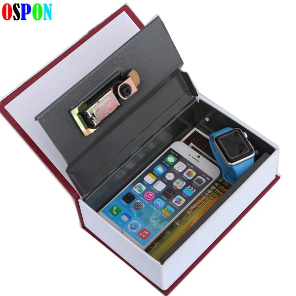 Book Safes Simulation Dictionary Secret Book Safe Money Box Case Money Jewelry Storage Collection Box Security Password Lock