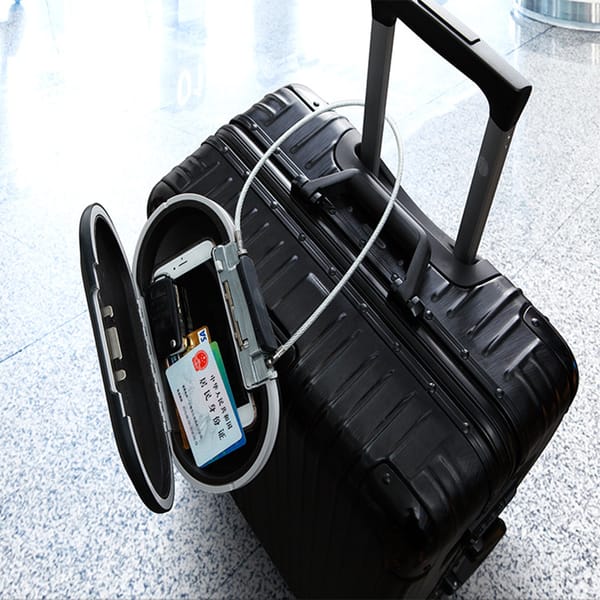 Security Safe Box Mini Portable Personal Safe Combination Lock box Jewelry Cash Card Phone Small Storage Box With Wire Rope