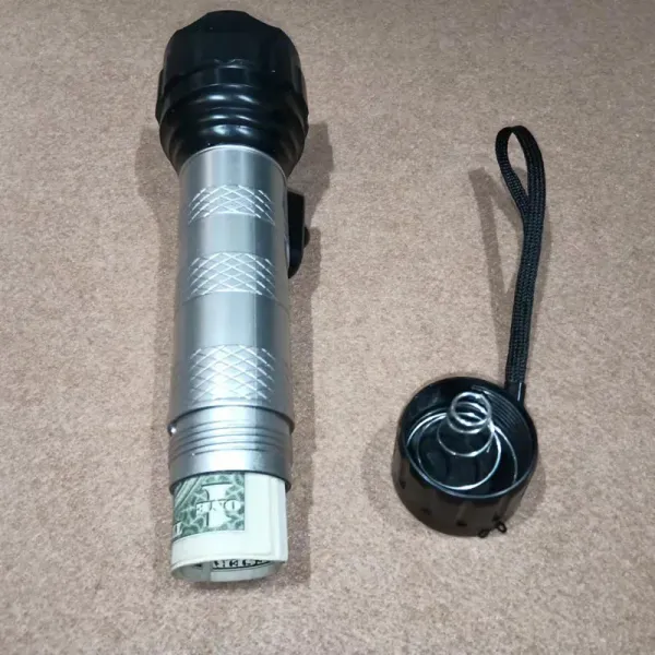 Private Money Box Large Volume Stash Hider Secret Diversion Safe LED flashlight Can Safe to Hide Money Jewelry Tools