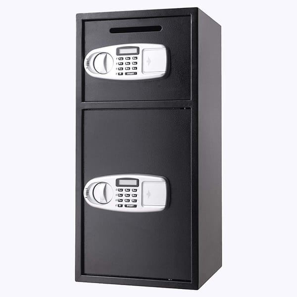 Double layer confidentiality cabinet, electronic password, all steel office documents, safe deposit box, anti-theft