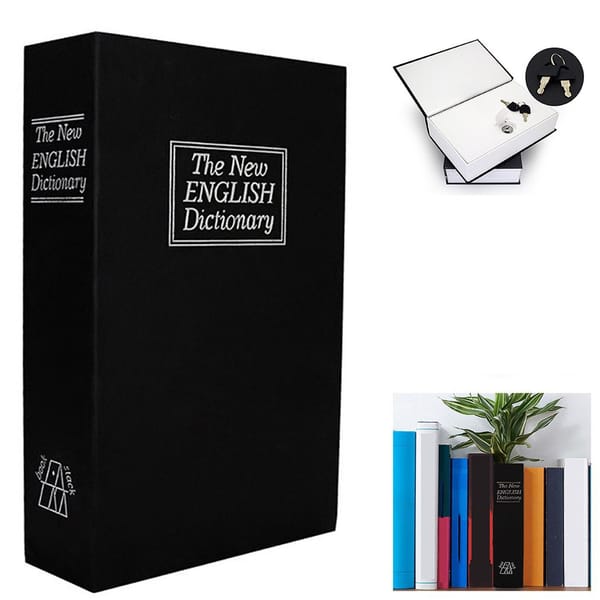Creative Change Box Dictionary Book Insurance Box European Creative Simulation Book Safe Mini Storage Tank