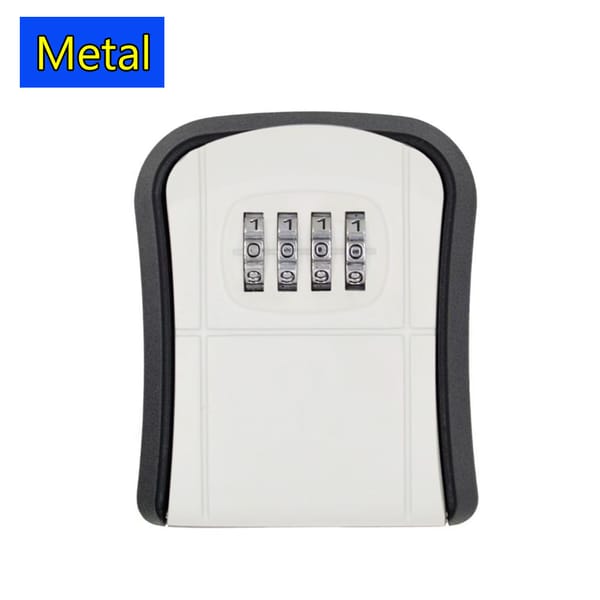 Password Key Box Metal alloy Decoration Key Code Box Key Storage Lock Box Wall Mounted Password Box Outdoor Key Safe Lock Box