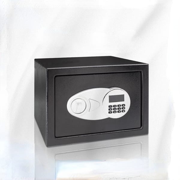Office solid steel plate safe anti-collision password storage box anti-theft single door storage box safe