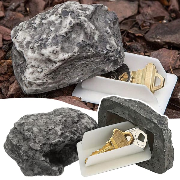 New Key Hider Outdoor Courtyard Hidden Door Keys' Box Simulation Small Stone Decorations Room Decoration