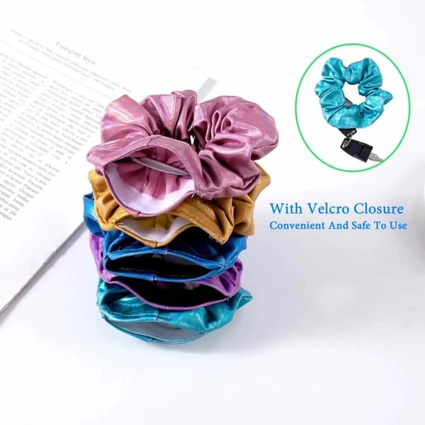 Invisible Hair Band With Stash Pocket Sight Secret Hair Tie Travel Diversion Stash Compartment Hidden Safe Container Storage
