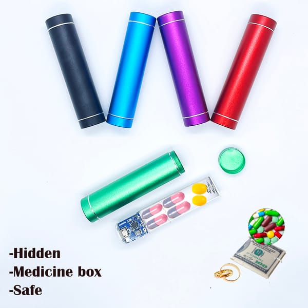 MINI Fake Charger Station Power Bank Portable Pocket Diversion Secret Stash Safes Storage Compartment Container Cans Hiding Item