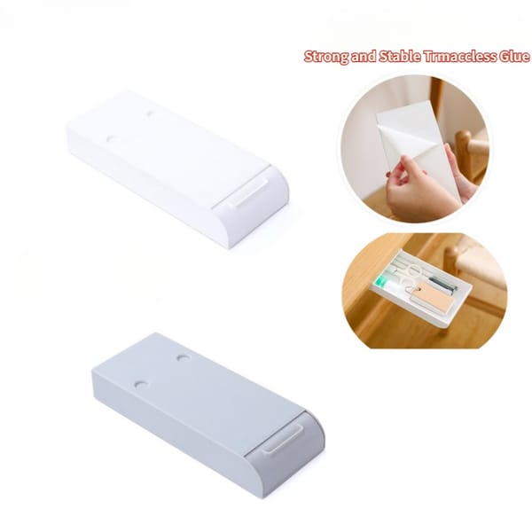 Safe and Confidential Private Money Hiding Artifact Under The Table Creative Box Anti-theft Hidden Storage Box