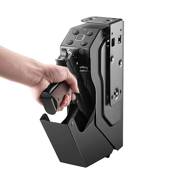 Anti-Burglary Safes Pistol Box Fingerprint/Password Steel Gun Box Gun Security Guns With Keys Fingerprint Password Unlock