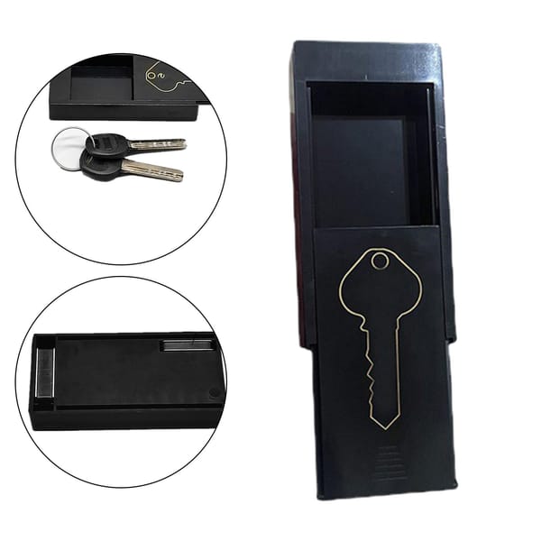 Magnetic Key Case Easy Storage Car Accessories Safe Key Storage Box under Car for Car Truck Apartment Home Office House