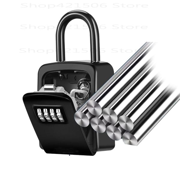 Password Key Box Outdoor Key Safe Lock Box Decoration Key Code Box Key Storage Lock Box Wall Mounted Password Box