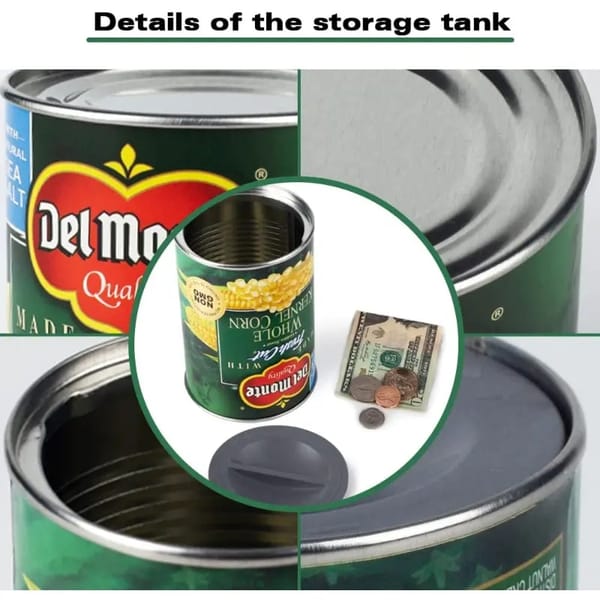 Keep Your Valuables Secure with this Discreet Diversion Safe Can - Perfect for Hiding Cash and Other Items!
