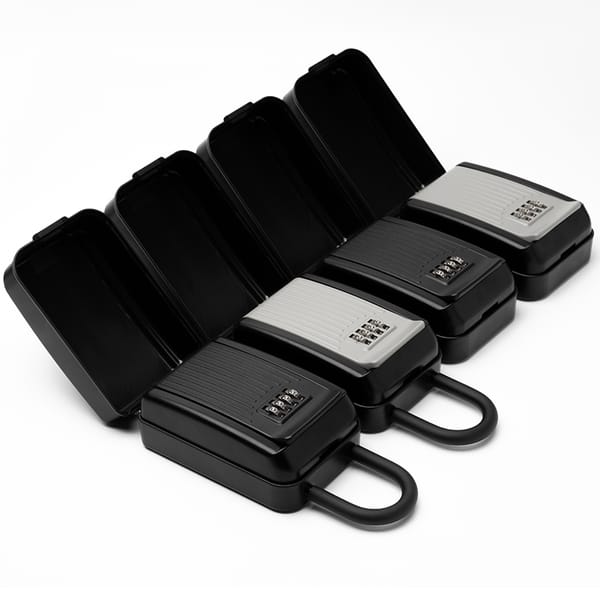 Newest Wall Mounted Metal Password Box - Outdoor Key Metal Safe Lock Box with Key Code for Home Security for Home & Office