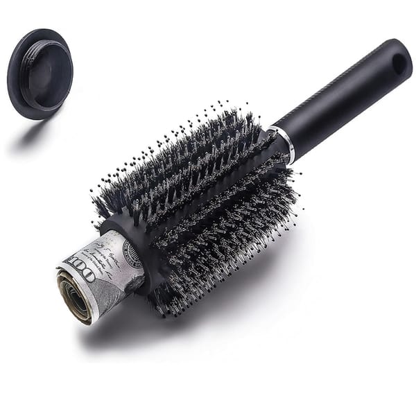 Fashion Hair Brush Safes,Home Secret Stash Container Hidden Valuable Items Hair Comb Compartment Hide Cash Jewelry in Travel