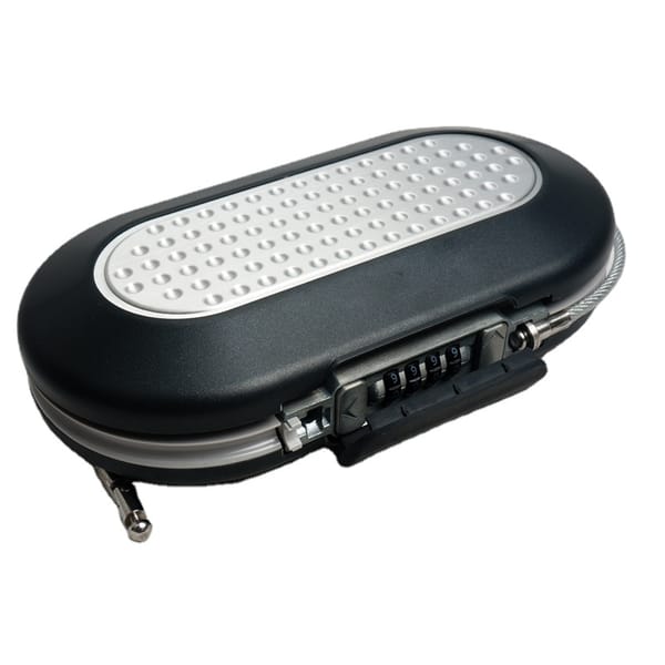 Mini Combination Portable Personal Password Lock Safe, Jewelry ATM Card, Mobile Phone Storage Belt, Fixed with Wire Rope