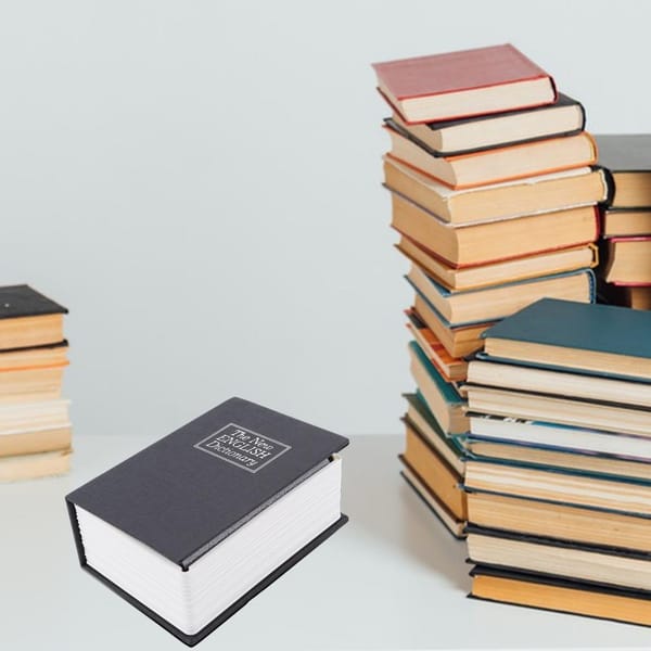 Document Storage Organizer Lightweight Decorative Safe Box for Home Office Hidden Storage for Money Cash Jewelry Book Safe