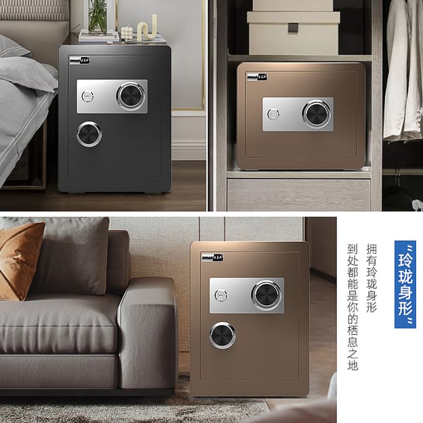 Mechanical Lock Password Safe Old-Fashioned Household Safe 45cm All Steel Small Anti-Theft Key Mechanical Safe