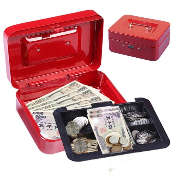 Mini Safe Box Small Security Lock Box With Security Code Home Office Keys Money Cash Anti-theft Box Portable Travel Jewelry Box