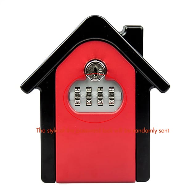 Large Anti-Theft 4 Digit Password Key Box Security Lock Metal Storage Box Suitable For Multi-Occupation Key Insurance Box