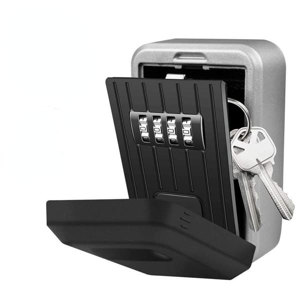 Waterproof Wall Mount Key Storage Secret Box Organizer 4 Digit Password Security Lock No Key Home Office Safe Box Caja Fuerte