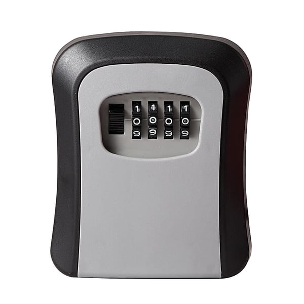 Wall Mount Key Storage Secret Box Organizer 4 Digit Combination Password Security Code Lock No Key Home Key Safe Box