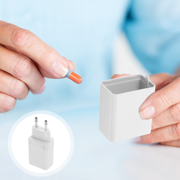 Fake Charger Diversion Plastic Safe Secret Stash Compartments Security Cash Holder Hidden Safe Wall Storage Box