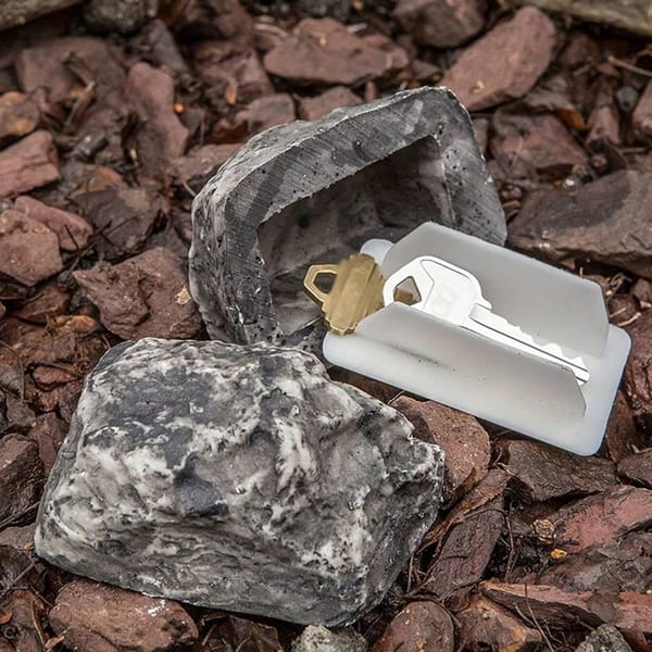 2pcs Courtyard Hiddens Door Key Box Waterproof Key Hidding Box For Offices Key