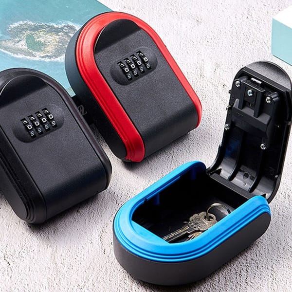 Password Key Storage Secret Box Durable Safe Smart Security Code Lock Tamper-proof Outdoor Wall Mount Key Organizer Office