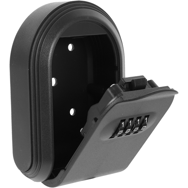 Key Box Password Lock Door Wall Mounted Safe (Black) 1pc Holder Lockbox for Keys outside Hider Outdoor Wall-mounted
