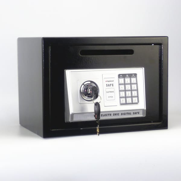 Fingerprint home safe anti-theft office coin deposit hotel cash register, money storage tank door password and main lock payment