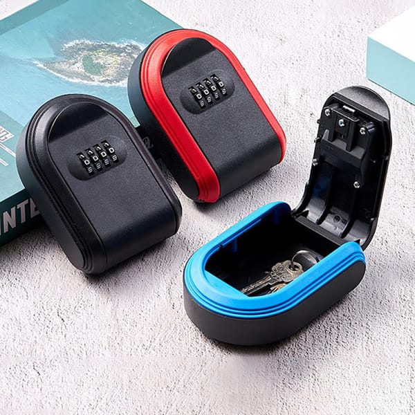 Wall-mount Key Storage Secret Box Organizer 4 Digit Combination Password Security Code Lock No Key Home Key Safe Box Caja Fuerte