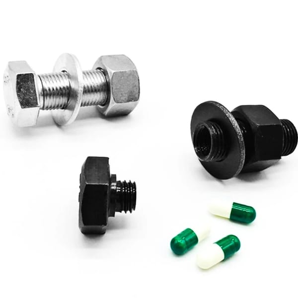 Multi-purpose Metal Hollow Fake Hexagonal Screw Bolts Storage Hiding Stash Safe Sight Diversion Container Box For Hide Cash Pill