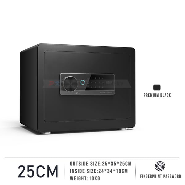 Safe Box  Mechanical Safe Household Mini All-steel Office Safe Deposit Box with Mechanical Password