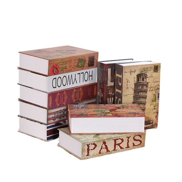 18cm*11.5cm*5.5cm Password Small Change Bank Card BooksSafes Beautiful Creative Safes Box Simulation Savings Bank