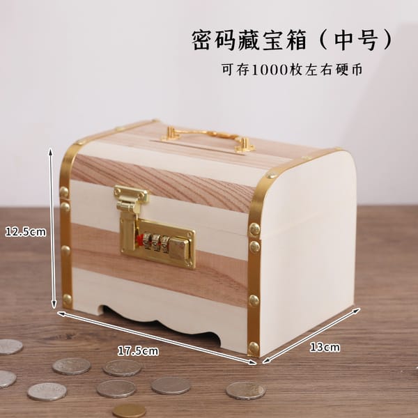 Children's Deposit Box Password Box Storage Box Deposit Box 2023 Can Be Used To Store Boys' Money Safe
