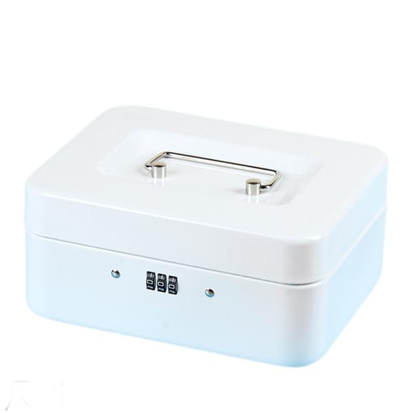 Safe Box Money Cash Deposit Lock Box Portable Money Cash Deposit Box With Security Code For Travel Store Keys Cards Jewelry